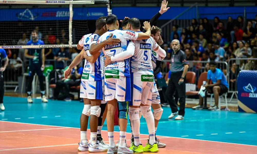Vôlei Renata vence fora de casa e larga em vantagem na final do Paulista